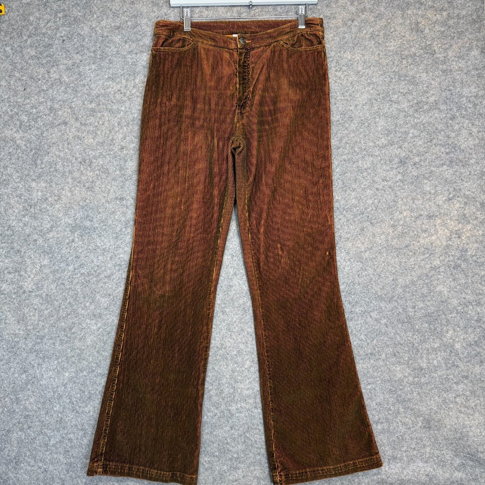 Transit Par Such Corduroy Bootcut Flared Pants Womens‎ 4 W32 32x33 Burnt Orange